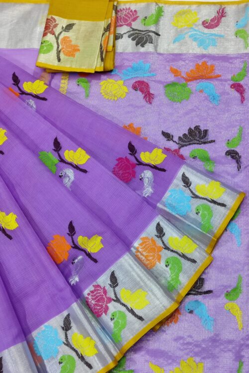 PURE ZARIKOTA HANDLOOM BUTA SAREE WITH BLOUSE B1063