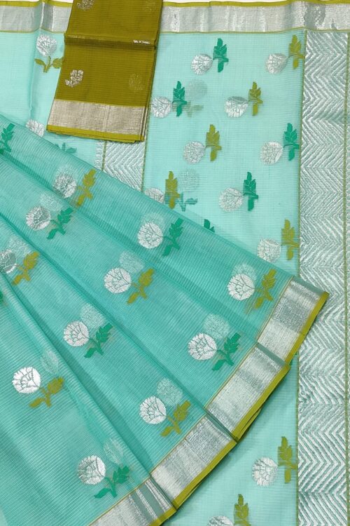 PURE ZARIKOTA HANDLOOM BUTA SAREE WITH BLOUSE B1066