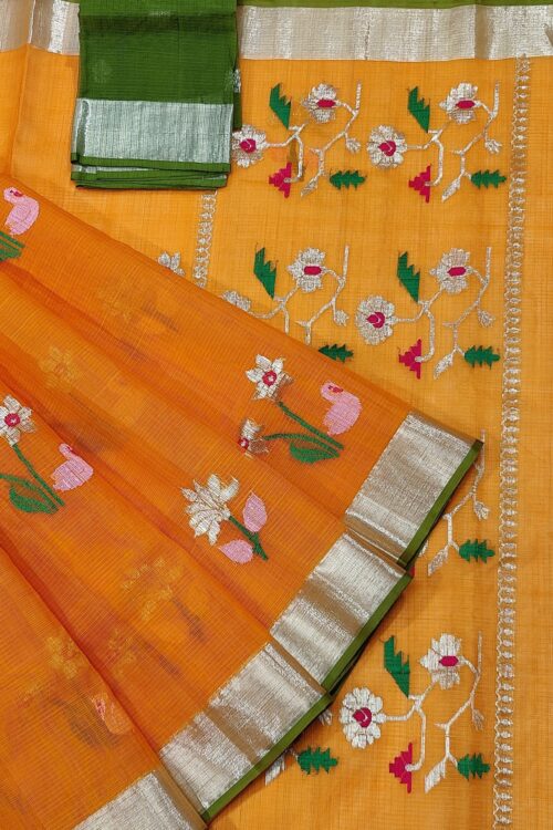 PURE ZARIKOTA HANDLOOM BUTA SAREE WITH BLOUSE B1067
