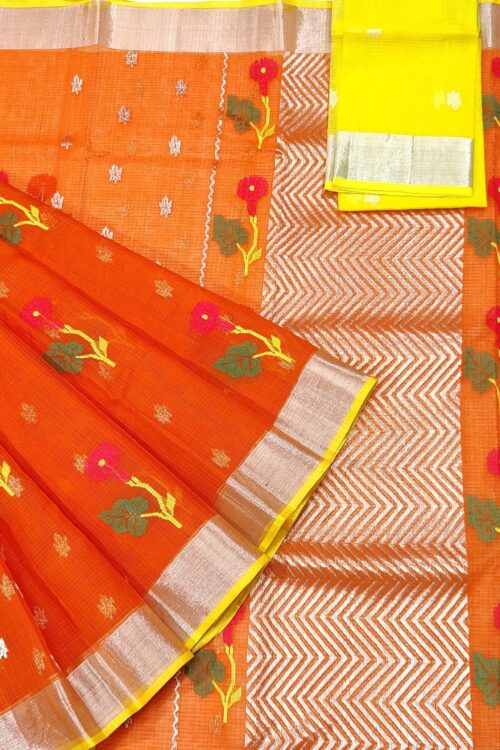 PURE ZARIKOTA HANDLOOM BUTA SAREE WITH BLOUSE B1072