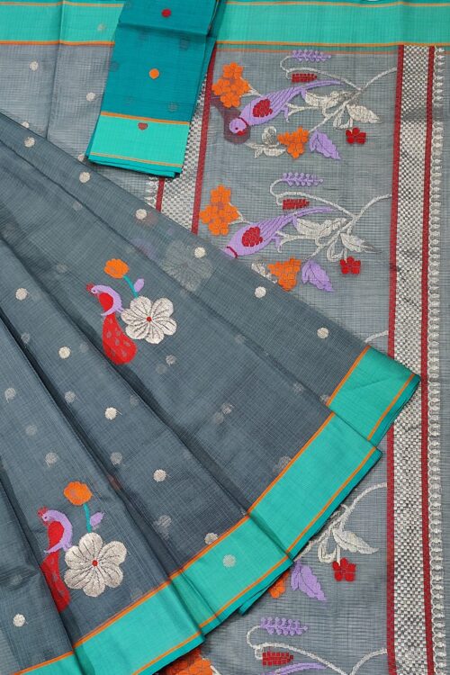 PURE ZARIKOTA HANDLOOM BUTA SAREE WITH BLOUSE B1074