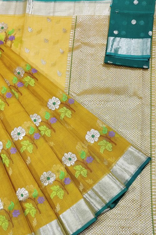 PURE ZARIKOTA HANDLOOM BUTA SAREE WITH BLOUSE B1075