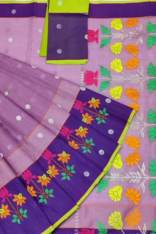 PURE ZARIKOTA HANDLOOM BUTA SAREE WITH BLOUSE B1107