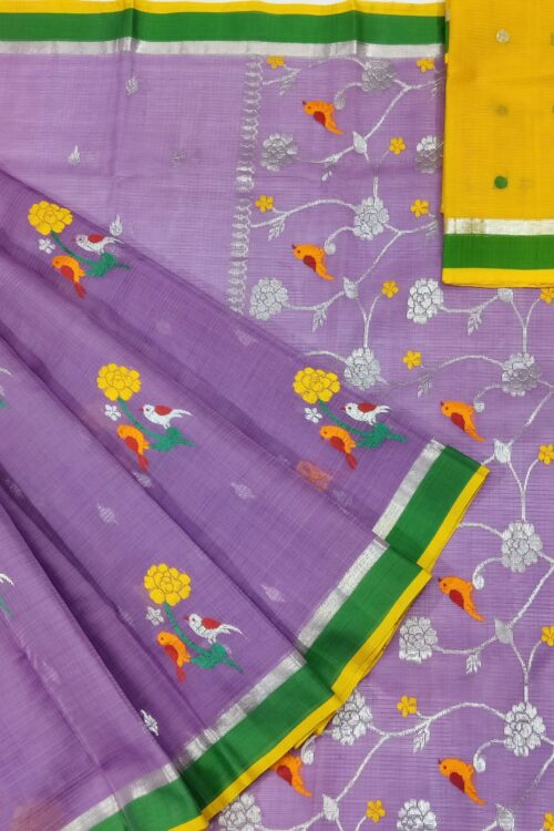 PURE ZARIKOTA HANDLOOM BUTA SAREE WITH BLOUSE B1108