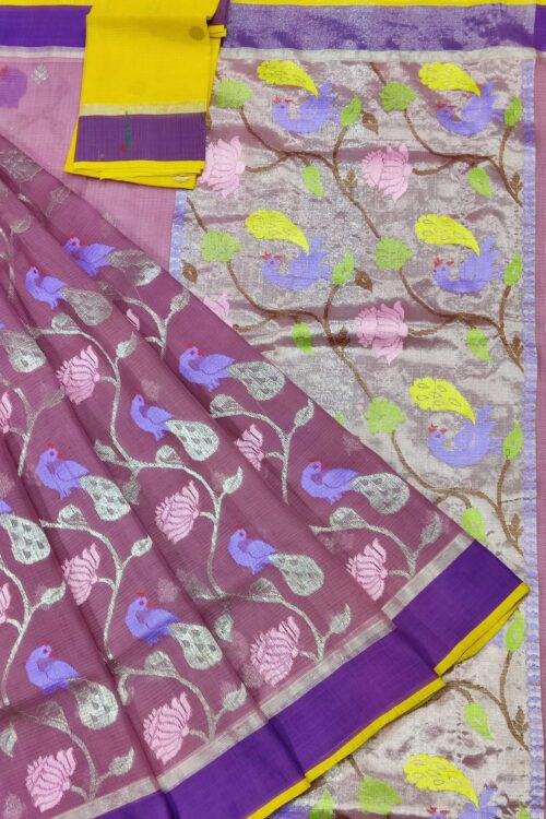 PURE ZARIKOTA HANDLOOM BUTA SAREE WITH BLOUSE B1086