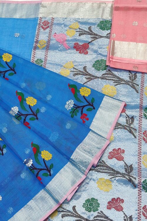 PURE ZARIKOTA HANDLOOM BUTA SAREE WITH BLOUSE B1089