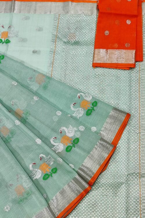 PURE ZARIKOTA HANDLOOM BUTA SAREE WITH BLOUSE B1098