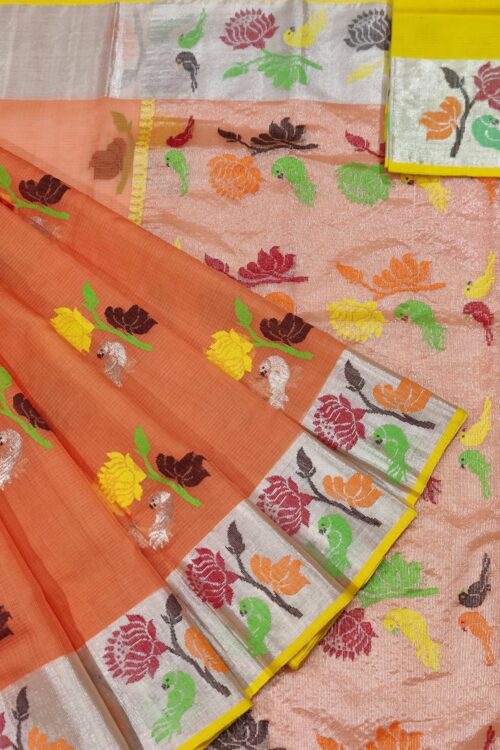 PURE ZARIKOTA HANDLOOM BUTA SAREE WITH BLOUSE B1104