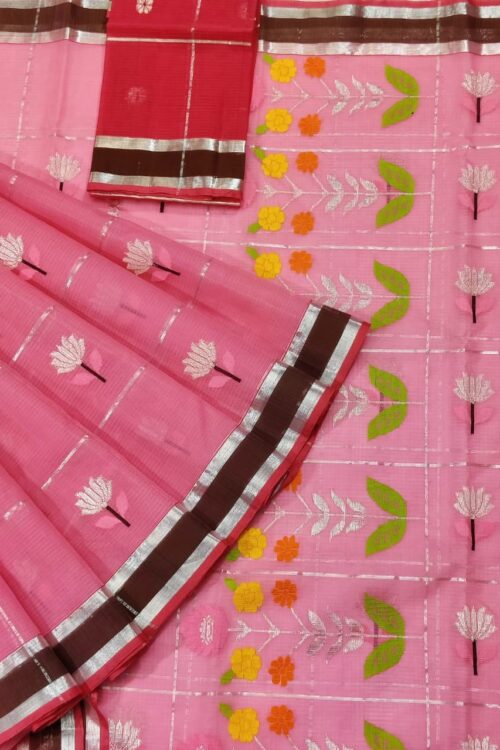 PURE ZARIKOTA HANDLOOM BUTA SAREE WITH BLOUSE B1109