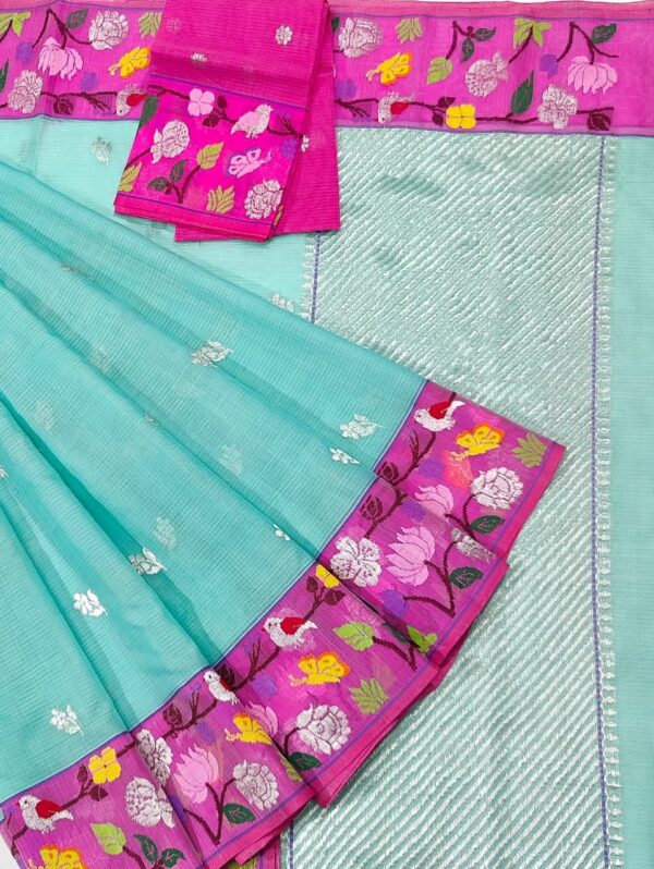 PURE BOTH SIDE PAITHANI BORDER ZARIKOTA HANDLOOM SAREE S-99