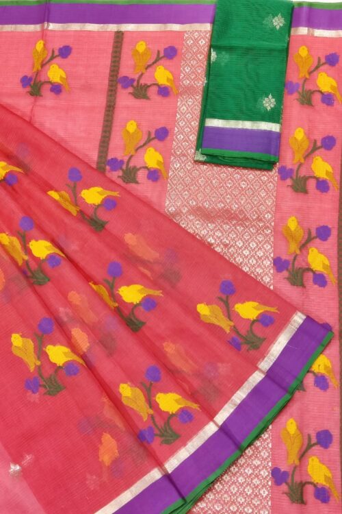 PURE ZARIKOTA HANDLOOM BUTA SAREE WITH BLOUSE B1222