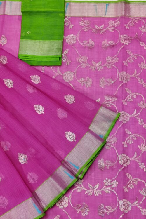 PURE ZARIKOTA HANDLOOM BUTA SAREE WITH BLOUSE B1117