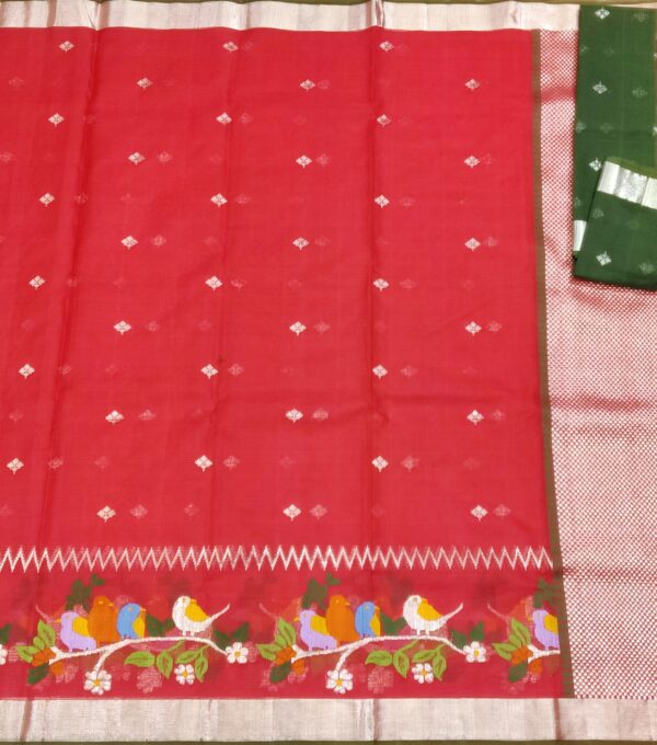 PURE SKIRT DESIGN ZARIKOTA HANDLOOM SAREE S-189 - Image 3