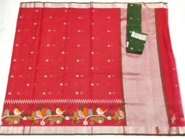 PURE SKIRT DESIGN ZARIKOTA HANDLOOM SAREE S-189 - Image 4
