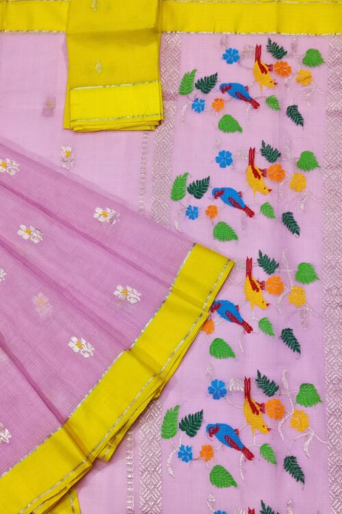 PURE ZARIKOTA HANDLOOM BUTA SAREE WITH BLOUSE B1129