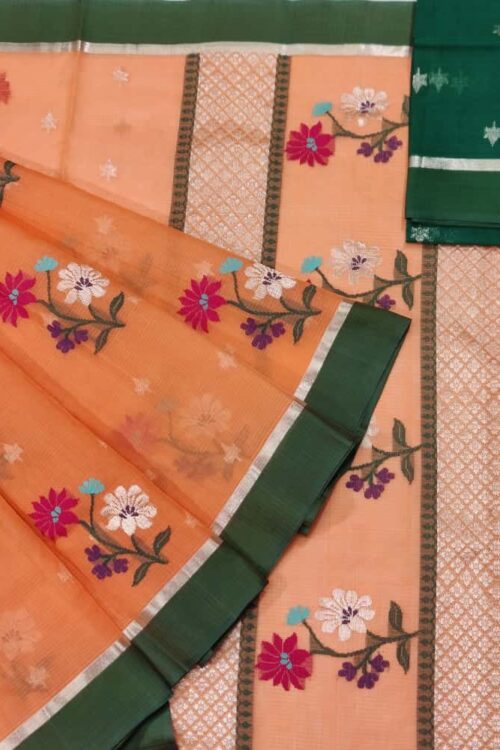 PURE ZARIKOTA HANDLOOM BUTA SAREE WITH BLOUSE B1136