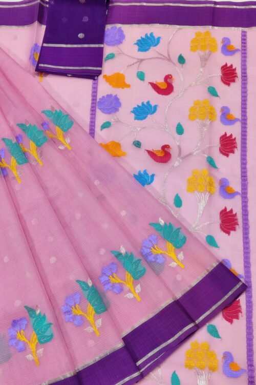 PURE ZARIKOTA HANDLOOM BUTA SAREE WITH BLOUSE B1159