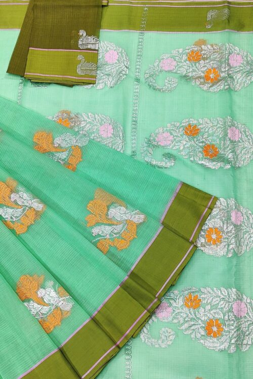 PURE ZARIKOTA HANDLOOM BUTA SAREE WITH BLOUSE B1165