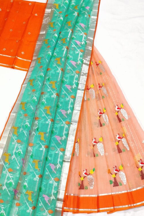 PURE ZARIKOTA HANDLOOM LEHANGA MATERIAL SET – L150
