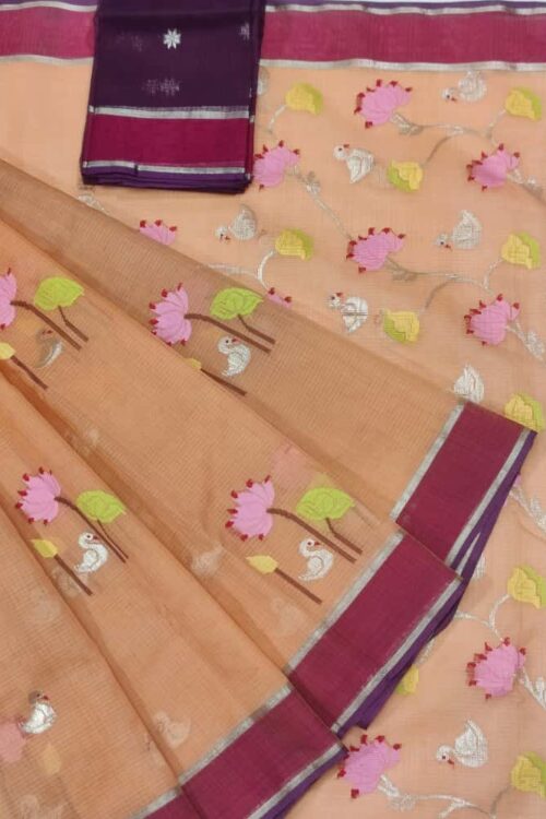 PURE ZARIKOTA HANDLOOM BUTA SAREE WITH BLOUSE B1179