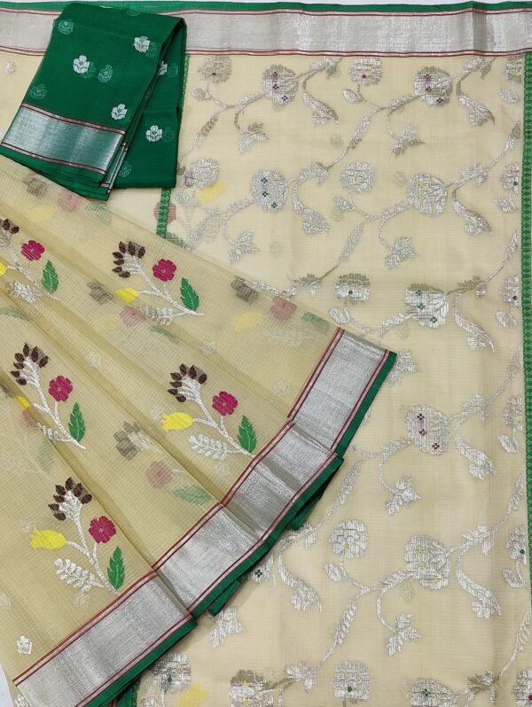 PURE ZARIKOTA HANDLOOM BUTA SAREE WITH BLOUSE B1189