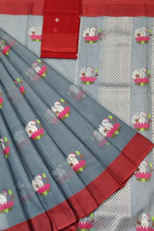 PURE ZARIKOTA HANDLOOM BUTA SAREE WITH BLOUSE B1182