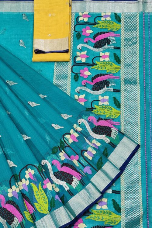 PURE SKIRT DESIGN ZARIKOTA HANDLOOM SAREE S-194
