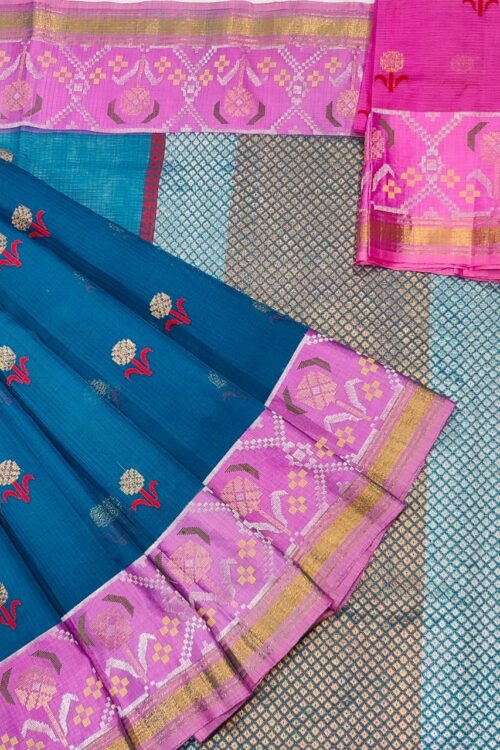 PURE B9TH SIDE PATOLA BORDER ZARIKOTA HANDLOOM SAREE S-106