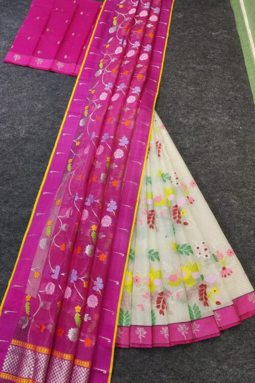 PURE ZARIKOTA HANDLOOM LEHANGA MATERIAL SET – L161