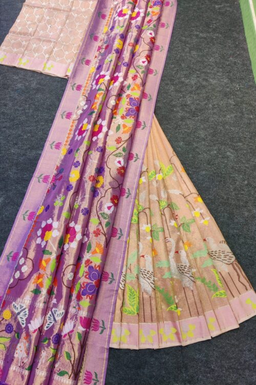 PURE ZARIKOTA HANDLOOM LEHANGA MATERIAL SET – L168
