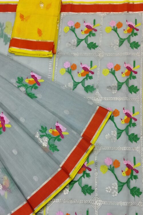PURE ZARIKOTA HANDLOOM BUTA SAREE WITH BLOUSE B1206