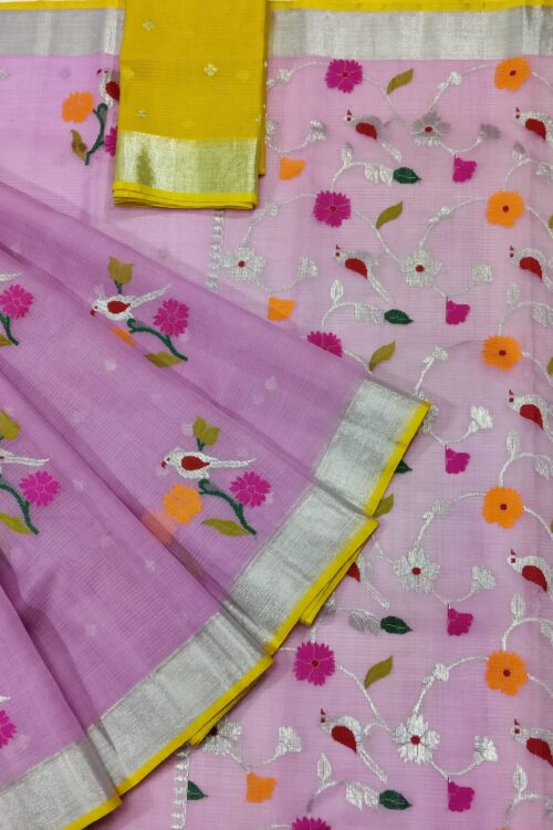PURE ZARIKOTA HANDLOOM BUTA SAREE WITH BLOUSE B1207