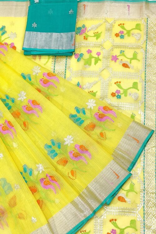 PURE ZARIKOTA HANDLOOM BUTA SAREE WITH BLOUSE B1208