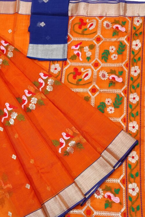 PURE ZARIKOTA HANDLOOM BUTA SAREE WITH BLOUSE B1210