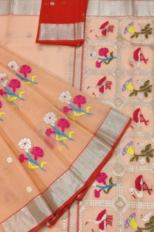 PURE ZARIKOTA HANDLOOM BUTA SAREE WITH BLOUSE B1211