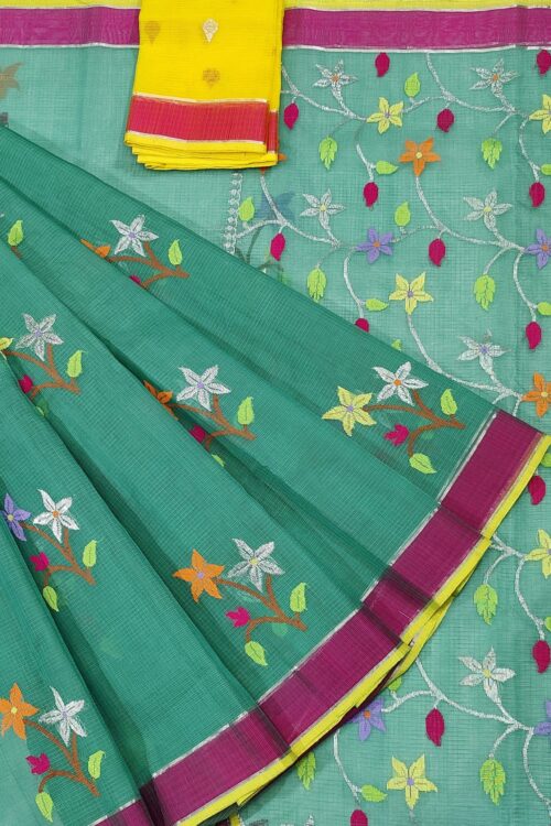 PURE ZARIKOTA HANDLOOM BUTA SAREE WITH BLOUSE B1211