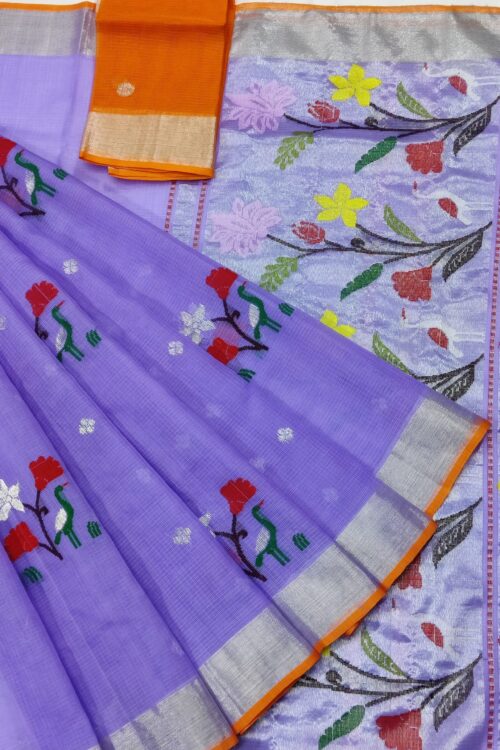 PURE ZARIKOTA HANDLOOM BUTA SAREE WITH BLOUSE B1221