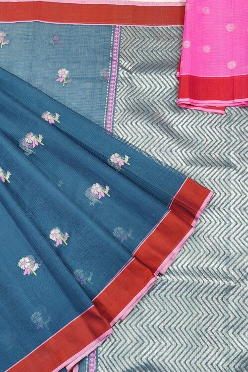 PURE ZARIKOTA HANDLOOM BUTA SAREE WITH BLOUSE B1218