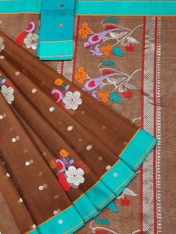 PURE ZARIKOTA HANDLOOM BUTA SAREE WITH BLOUSE B1226