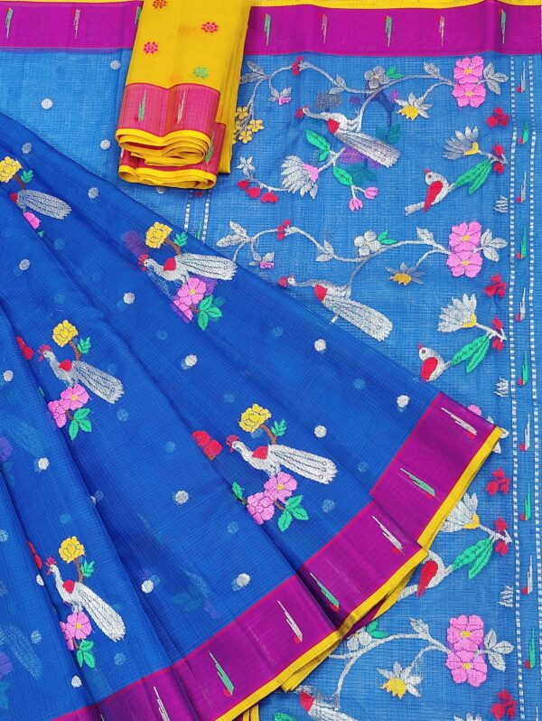 PURE ZARIKOTA HANDLOOM BUTA SAREE WITH BLOUSE B1233