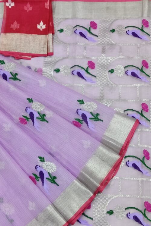 PURE ZARIKOTA HANDLOOM BUTA SAREE WITH BLOUSE B1235