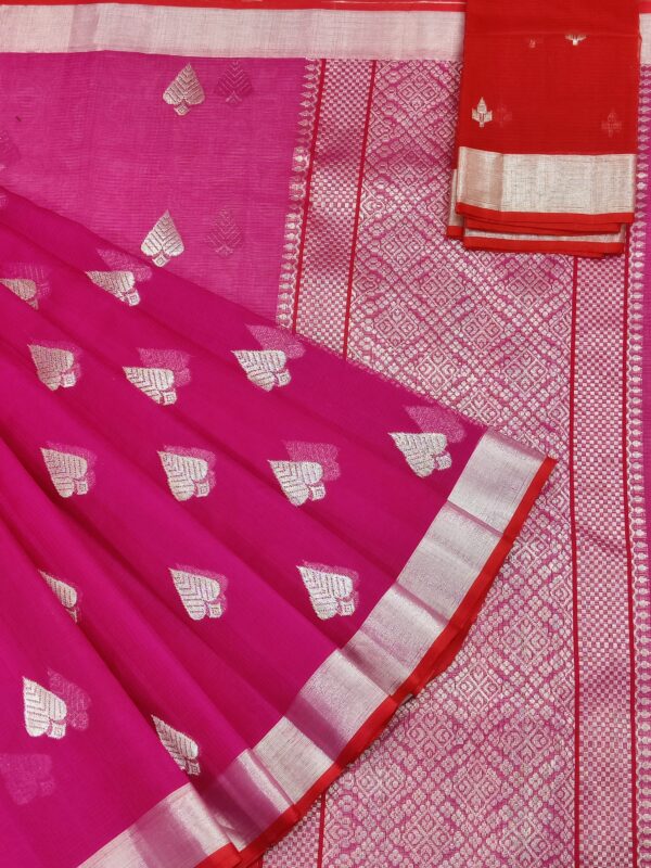 PURE ZARIKOTA HANDLOOM BUTA SAREE WITH BLOUSE B1236