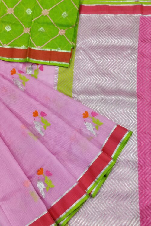 PURE ZARIKOTA HANDLOOM BUTA SAREE WITH BLOUSE B1239