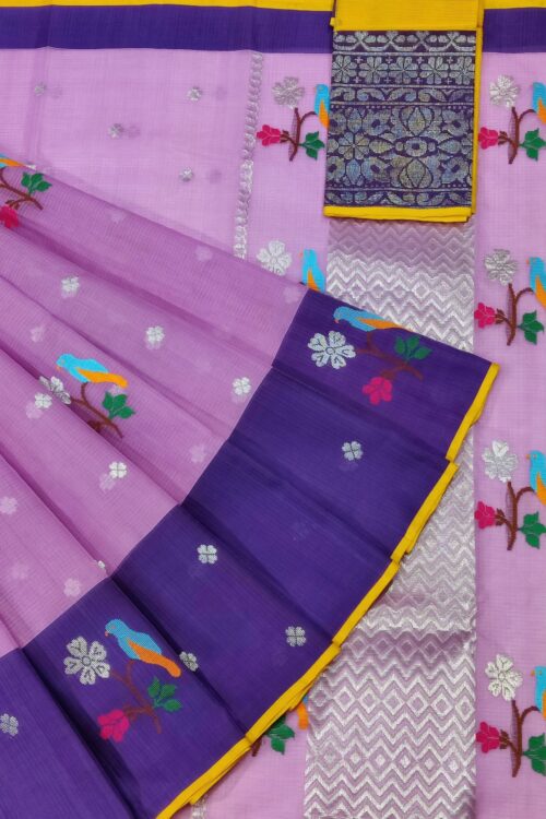 PURE ZARIKOTA HANDLOOM BUTA SAREE WITH BLOUSE B1230