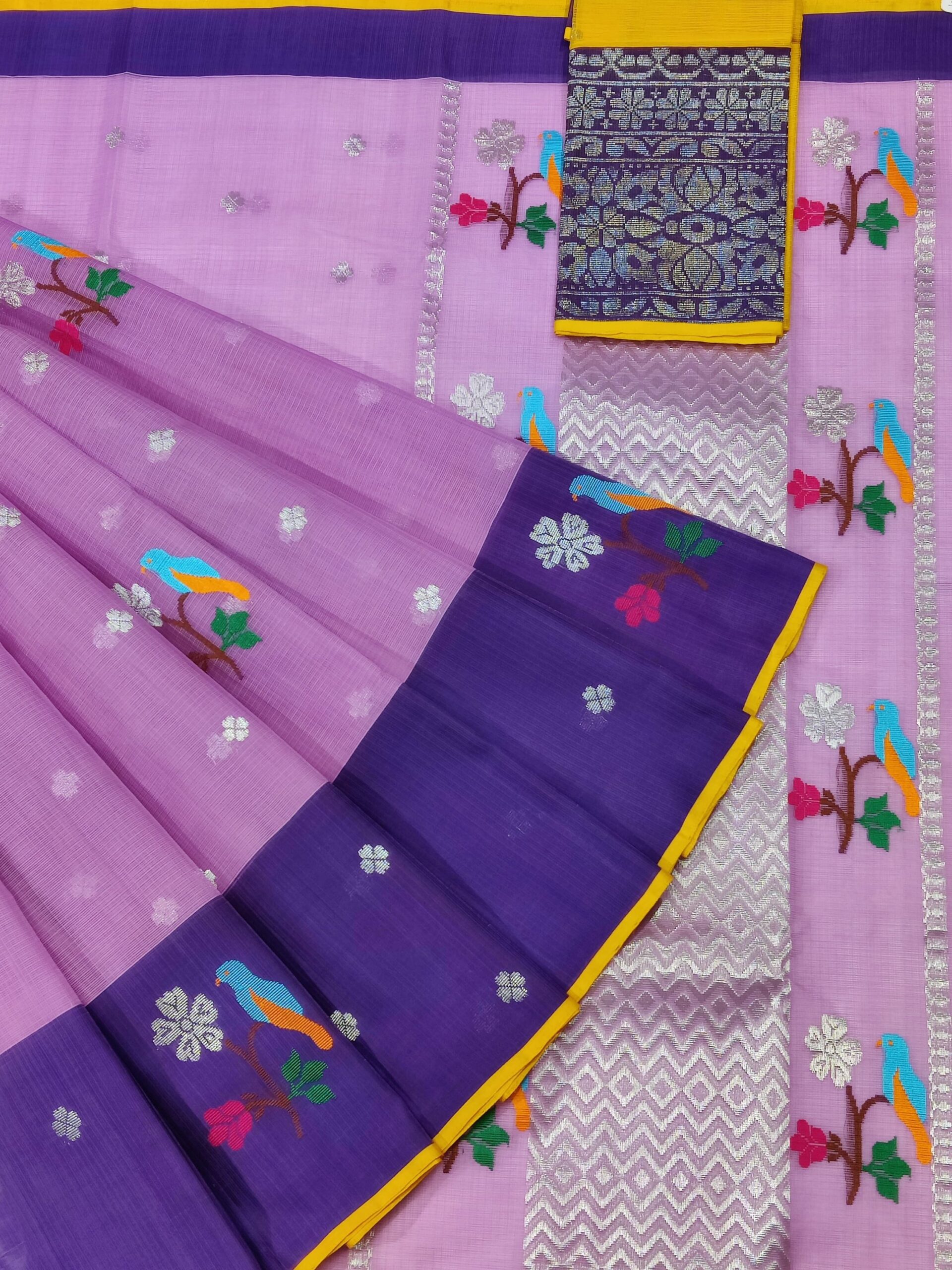 PURE ZARIKOTA HANDLOOM BUTA SAREE WITH BLOUSE B1230
