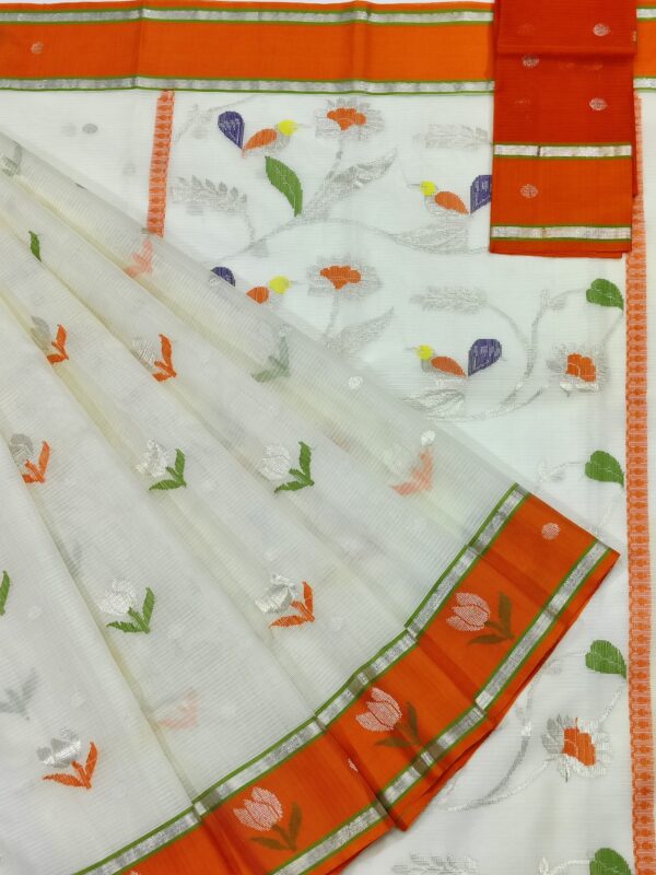PURE ZARIKOTA HANDLOOM BUTA SAREE WITH BLOUSE B1231
