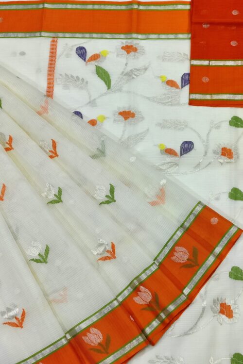PURE ZARIKOTA HANDLOOM BUTA SAREE WITH BLOUSE B1231