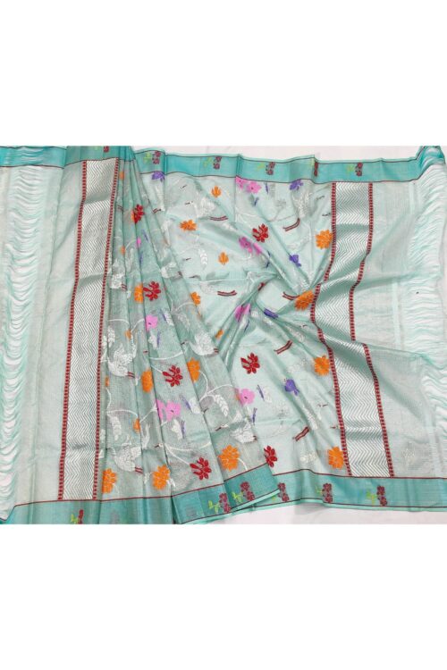 PURE GOLD TISSUE ALL OVER JAAL ZARIKOTA HANDLOOM DUPATTA D-131