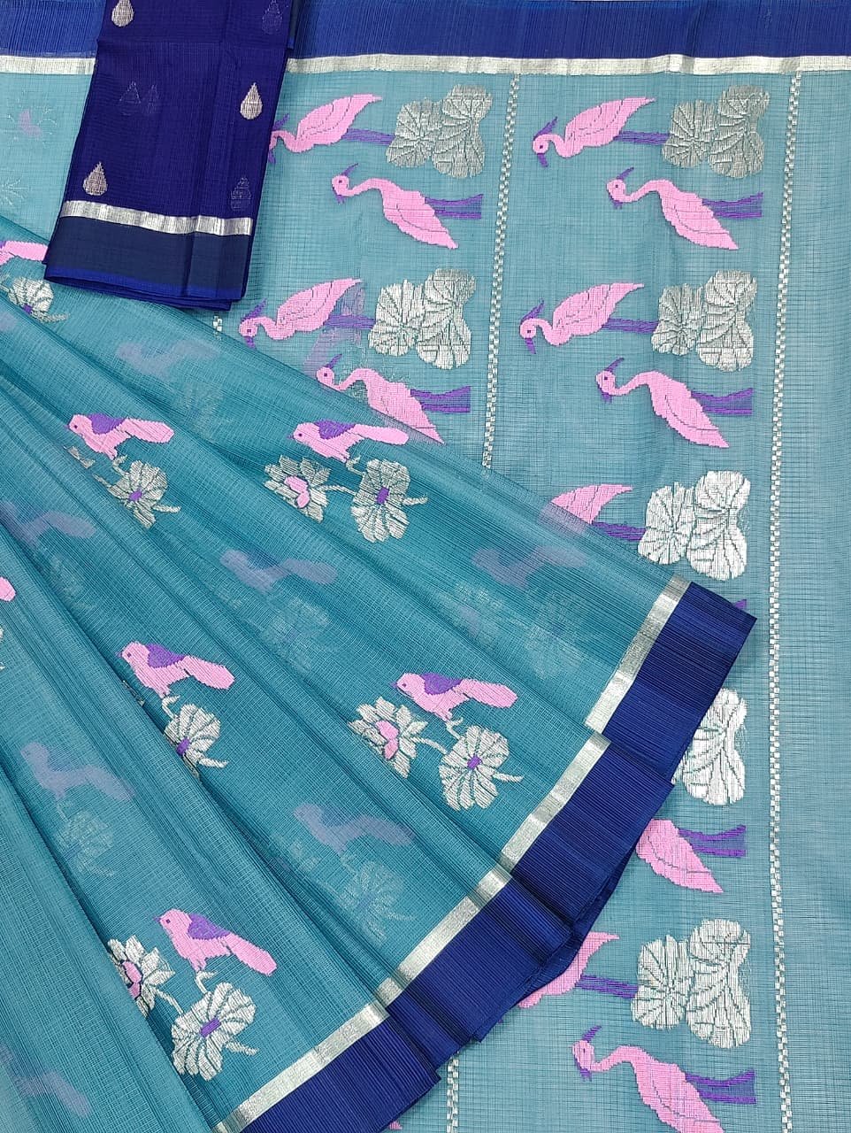 PURE ZARIKOTA HANDLOOM BUTA SAREE WITH BLOUSE B1274