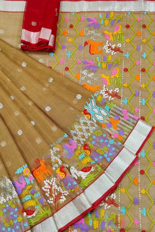 PURE SKIRT DESIGN ZARIKOTA HANDLOOM SAREE S-200